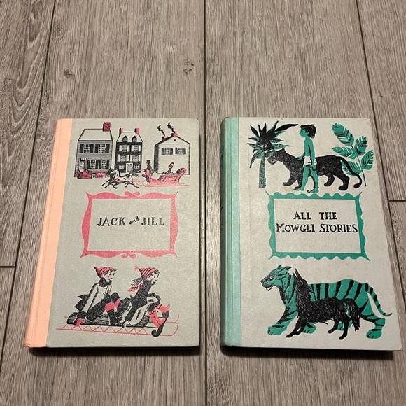 junior delux editions Other - Vintage Storybook Set with Illustrations